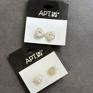 Apt. 9 2 Pair Stud Earrings
